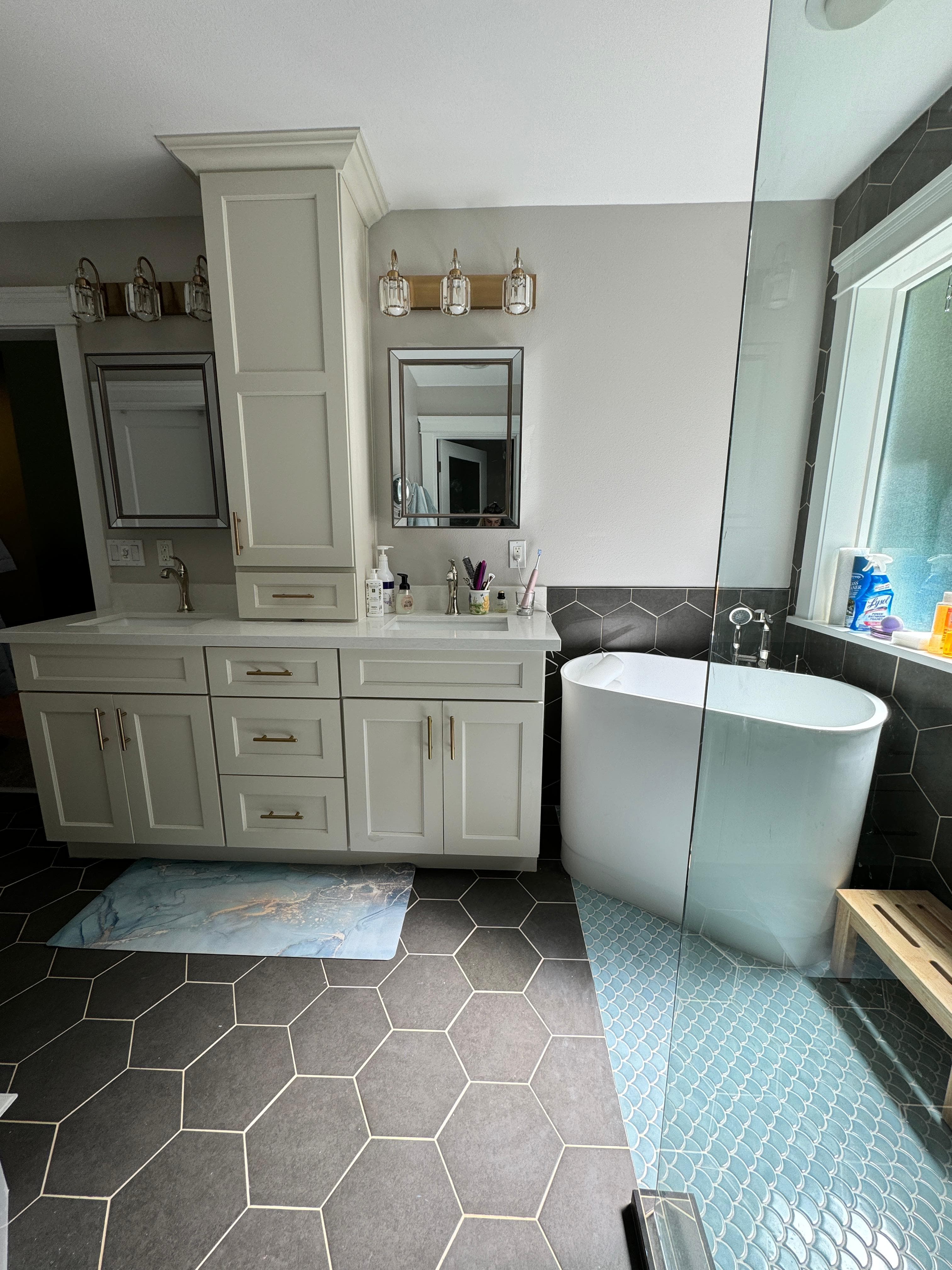 Bathroom Remodel Seattle Free Standing Tub and Shower project photo 1 in Seattle