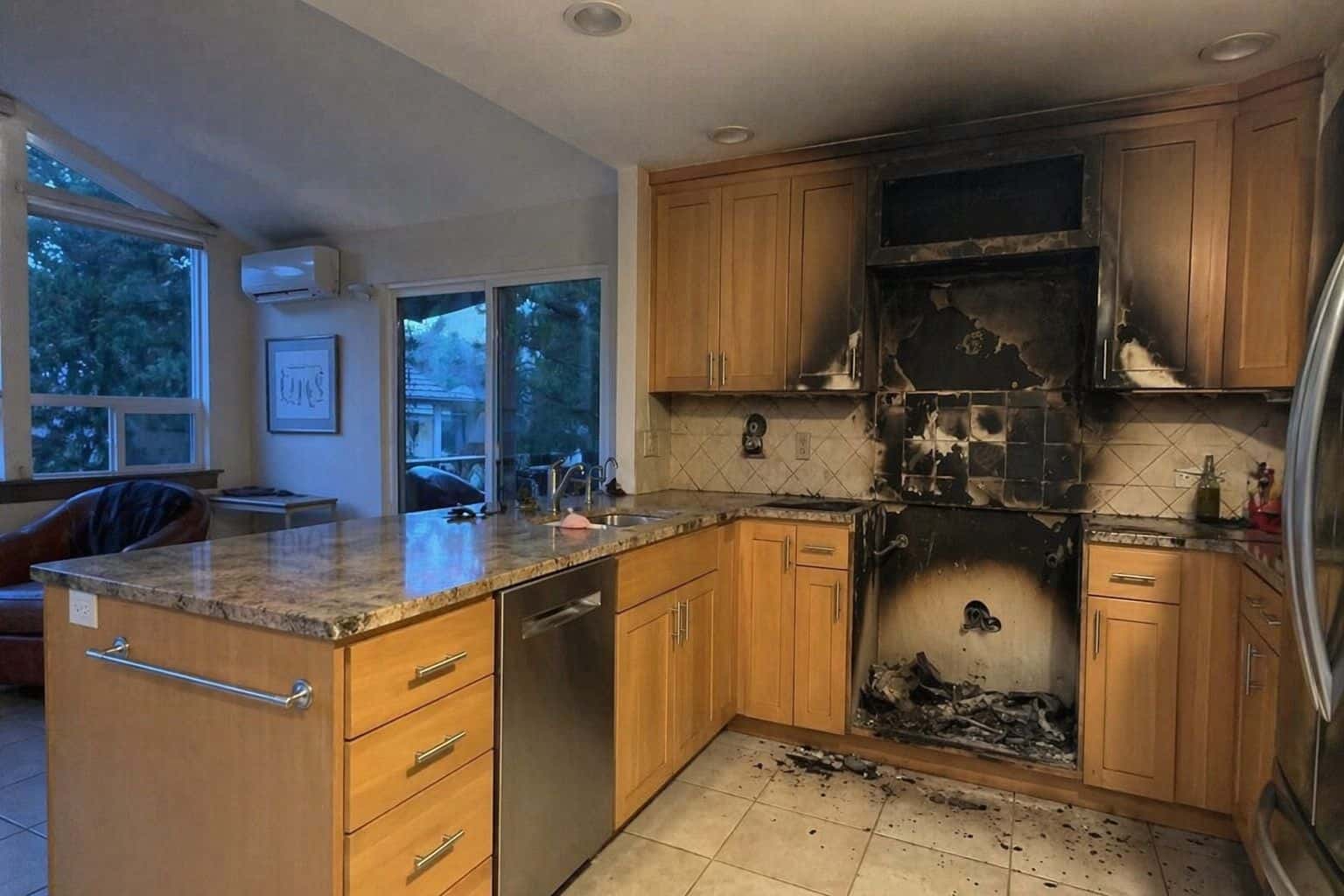Kirkland Fire Damage Restoration project photo 1 in Kirkland
