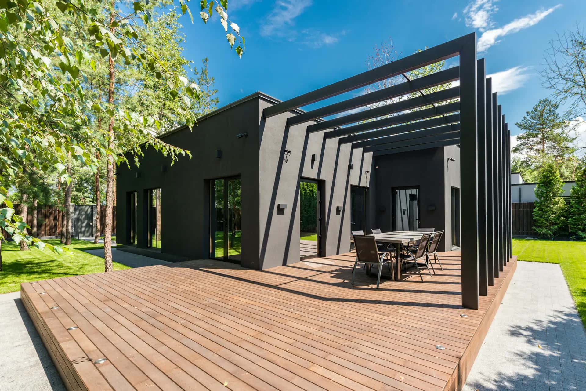 Custom deck building project for outdoor living in Seattle