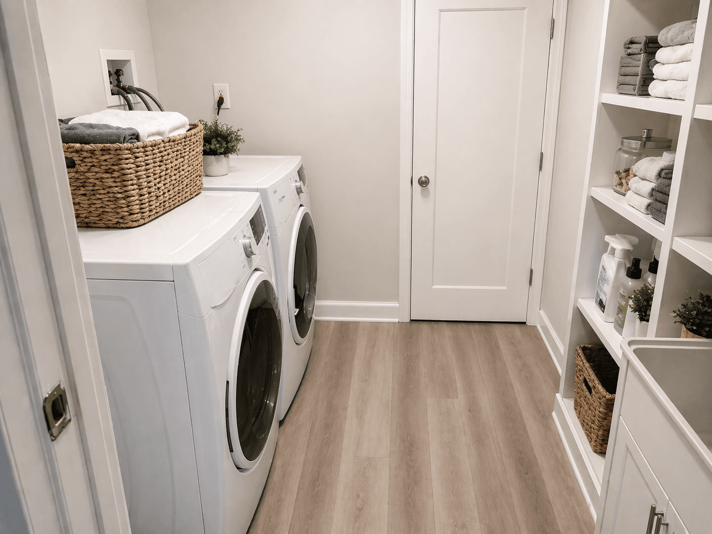Seattle Subfloor Restoration and Laundry Room Renovation Seattle subfloor restoration and laundry room renovation by local remodeler Fine Element Construction